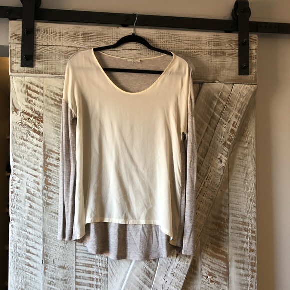 Aritzia Wilfred Long Sleeve Blouse - Picture 1 of 3